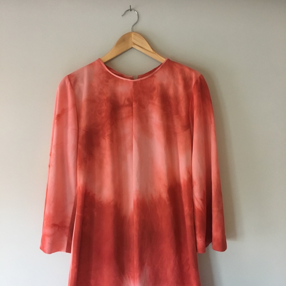 Vintage Tie-Dye Pink Maxi Dress